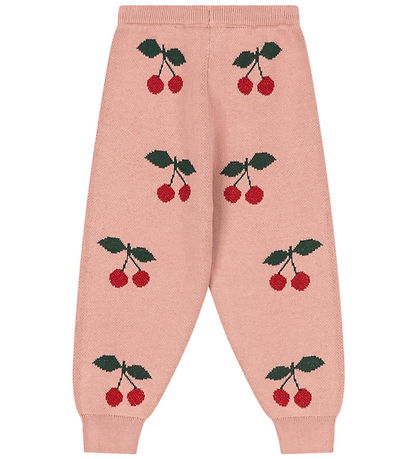 Konges Sløjd Bukser - Strik - Lapis - Cherry