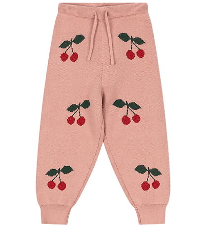 Konges Sløjd Bukser - Strik - Lapis - Cherry