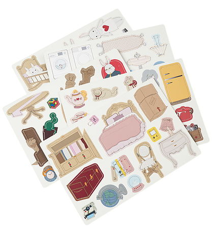 Thats Mine Magnetlegetøj - Mona - Magnetisk Hus - Rosa