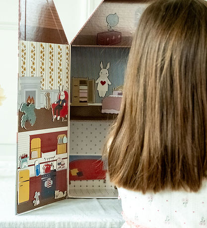 Thats Mine Magnetlegetøj - Mona - Magnetisk Hus - Rosa