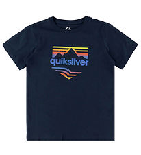 Quiksilver T-Shirt -  Horizon Fade - Sort