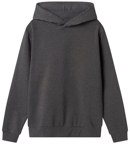 LMTD Hættetrøje - Noos - NlnNizu - Dark Grey Melange