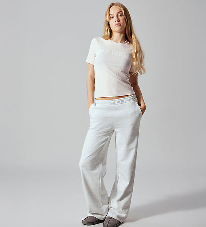 LMTD Sweatpants - Noos - Wide - NlfNizu - Light Grey Melange