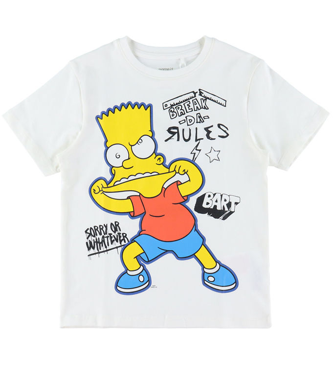 Name It Juda Simpsons - T-shirt - Cloud Dancer