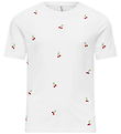 Kids Only T-shirt - Noos - KogKetty - Bright White/Cherries