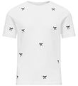 Kids Only T-shirt - Noos - KogKetty - Bright White/Black Bows