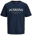 Jack & Jones T-shirt - JjDevin - Navy Blazer