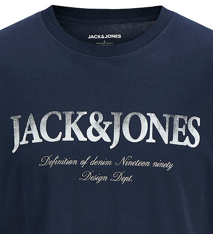 Jack & Jones T-shirt - JjDevin - Navy Blazer