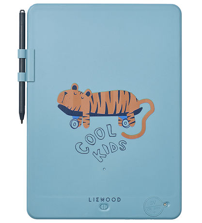 Liewood LCD-Tegnetavle - Zora - Tiger/Beach Blue