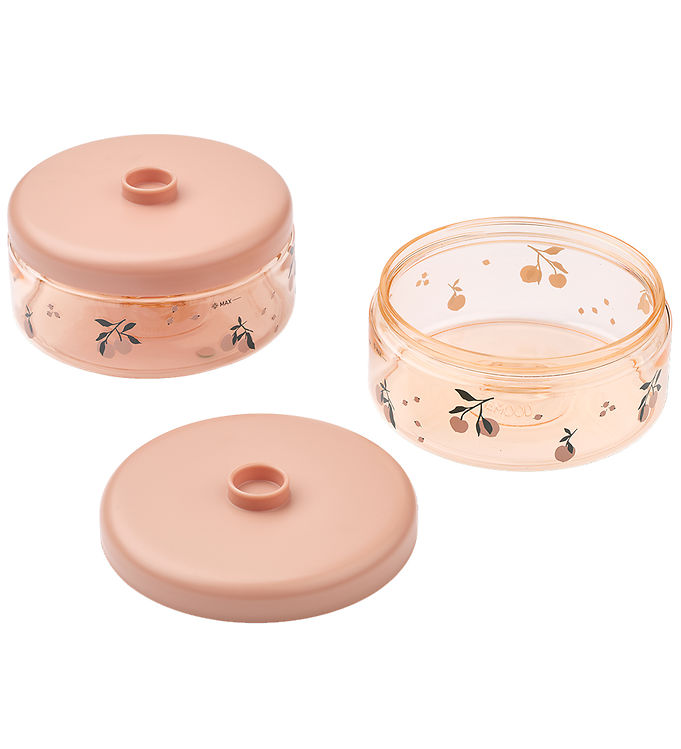 Liewood Dominique - Madbokse - Tritan - 500 ml - 2-pak - Peach/Sea Shell