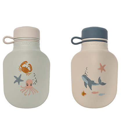 Liewood Drikkedunk - Lizzie Smoothie Bottle - 2-pak - Sea Creatu