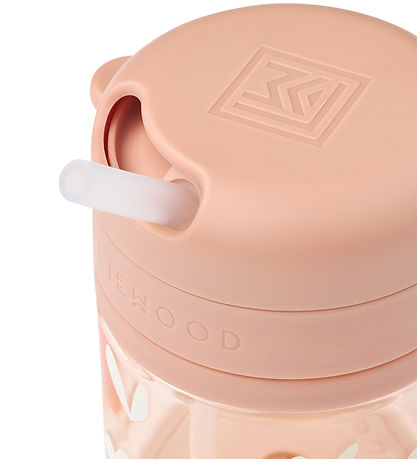 Liewood Kop m. Sugerør - Pavia - 280 ml - Sweethearts/Pale Tusca