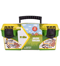 John Deere Legetøj - Deluxe Værktøjskasse - 18 Dele