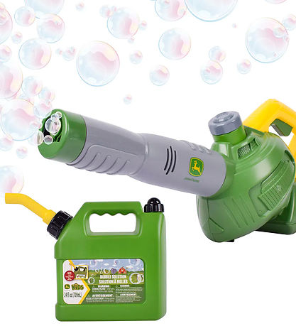John Deere Sæbeboblemaskine - Løvblæser & Refill Beholder