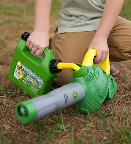 John Deere Sæbeboblemaskine - Løvblæser & Refill Beholder