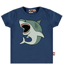 DYR-Cph T-Shirt - Dyrgrowl T - Skipper Blue Hvidhaj