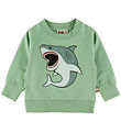 DYR-Cph Blouse - Animal Bellow - Sweat Herb Green Great White Sh