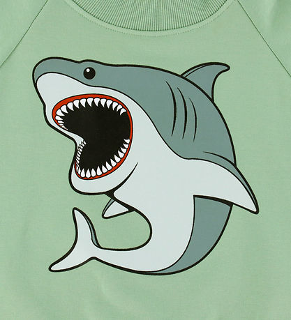 DYR-Cph Bluse - Dyrbellow - Sweat Herb Green Hvidhaj