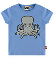 DYR-Cph T-shirt - Animal growl T - Ice Blue Squid
