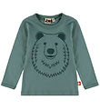 DYR-Cph T-shirt - Animal shedding T - Blue Grey Outline Bjorn