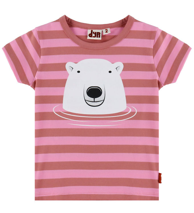 Dyr-Cph T-Shirt - DyrGrowl - Lovely Rose/Antique Rose Isbjørn