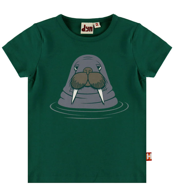 DYR-Cph T-Shirt - DyrGrowl - Verde Hvalros