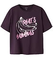 Name It T-Shirt - NkfBenna - Blackberrt Wine