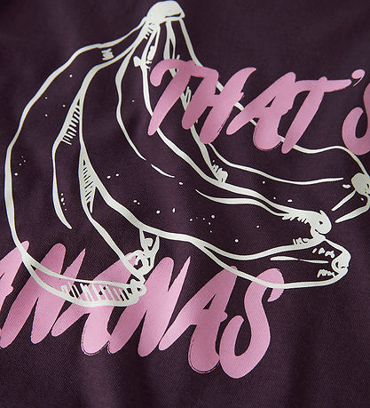 Name It T-shirt - NkfBenna - Blackberrt Wine