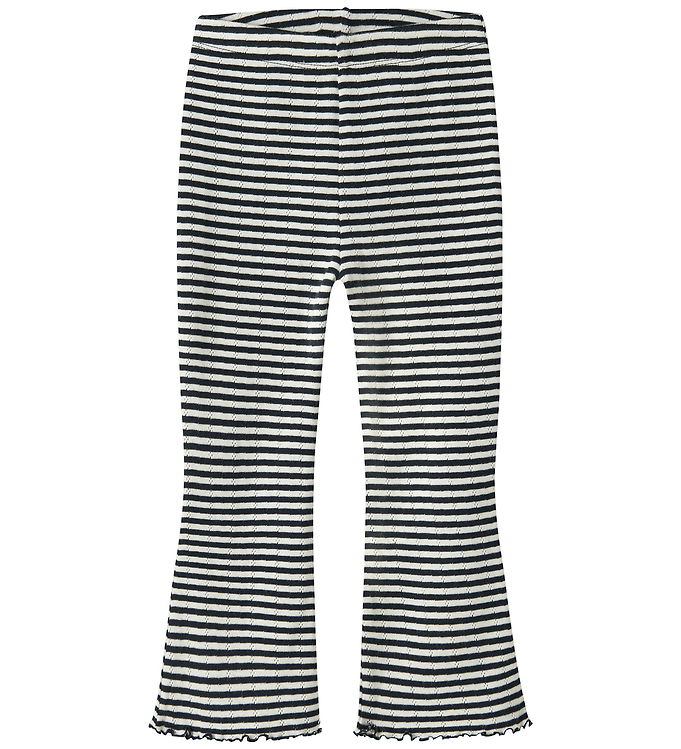 Name It Leggings - Bootcut - Hulmønster - NmfBensa - Salut