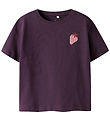 Name It T-shirt - NmfBelina - Blackberry Wine