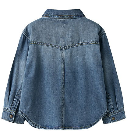 Name It Denimjakke - NmmBlue - Medium Blue Denim