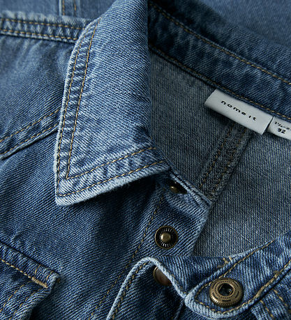Name It Denimjakke - NmmBlue - Medium Blue Denim