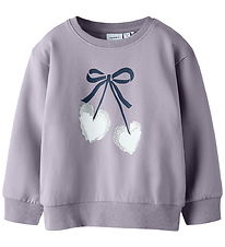Name It Sweatshirt - NmfBasalt - Lavender Gray