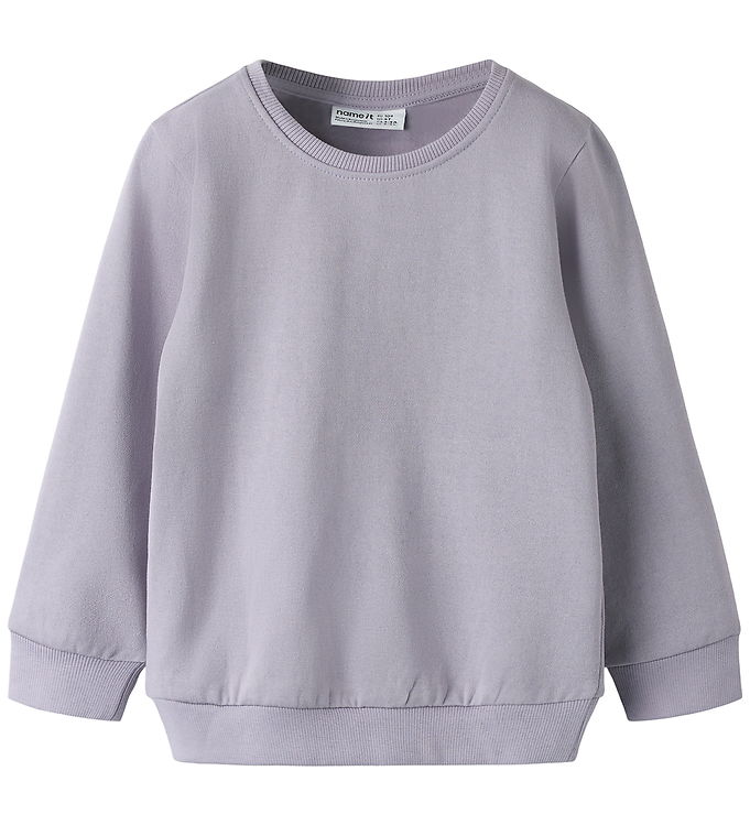 Name It Sweatshirt - NmnSeli - Lavender Gray