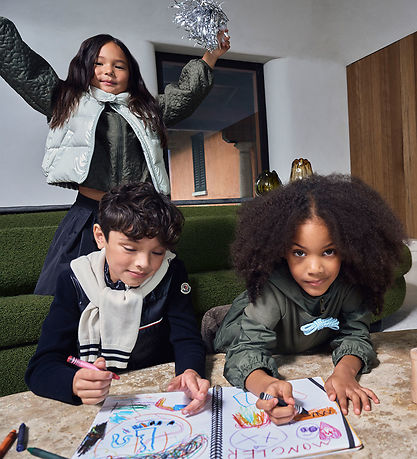 Moncler Cardigan - Uld/ Dun - Navy