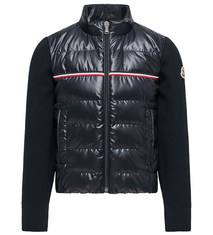 Moncler Cardigan - Strik/Dun - Navy