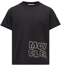 Moncler T-shirt - Sort