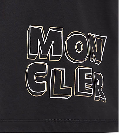 Moncler T-shirt - Sort