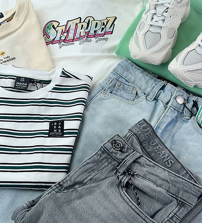 Indian Blue Jeans T-shirt - Cloud m. Print