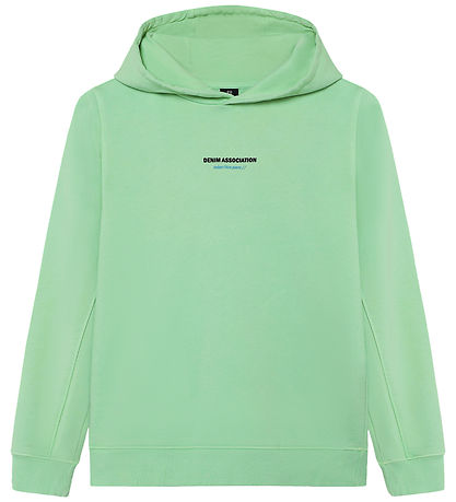 Indian Blue Jeans Hættetrøje - Backprint - Fresh Green m. Print