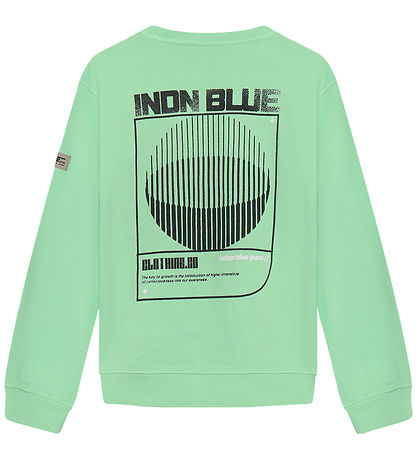 Indian Blue Jeans Sweatshirt - Fresh Green m. Print
