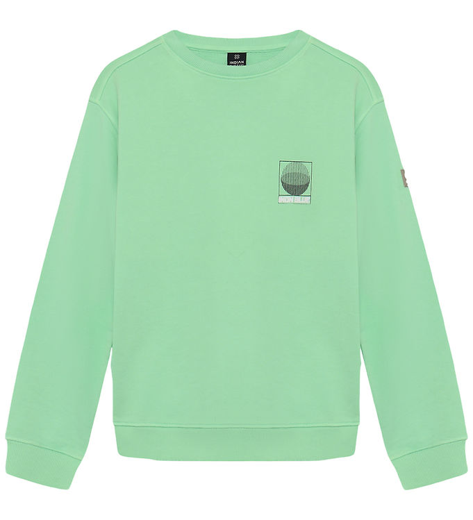 Indian Blue Jeans Sweatshirt - Fresh Green m. Print