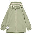 Mini A Tura Softshell Jacket w. Fleece - MatAden - Tea Green