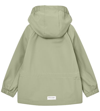Mini A Tura Softshelljakke m. Fleece - MatAden - Tea Green