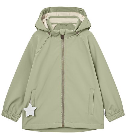 Mini A Tura Softshelljakke m. Fleece - MatAden - Tea Green