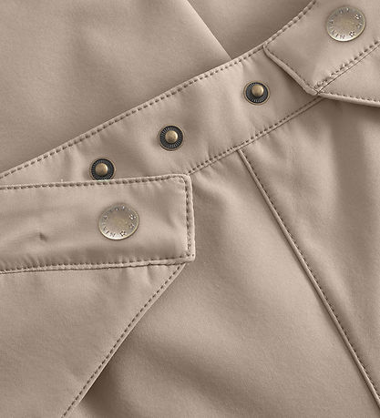 Mini A Ture Softshellbukser m. Fleece - MatAiano - Grey Brown