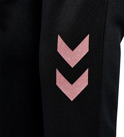 Hummel Træningsbukser - hmlShimmer - Balck/Bridal Rose