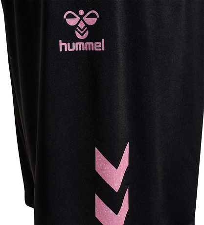 Hummel shorts - hmlShimmer - Black/Bridal Rose