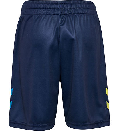 Hummel Shorts - hmlShimmer - Dress Blues/Limeade
