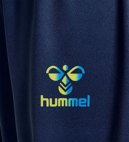 Hummel Shorts - hmlShimmer - Dress Blues/Limeade